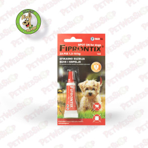 Fiprontix SpotOn - ampule protiv buva i krpelja za pse - blister pakovanje - 1ml Ampule