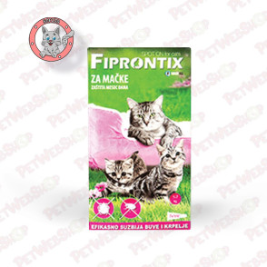Fiprontix spot on za mačke - ampule protiv buva i krpelja za mačke - 7x1ml Ampule