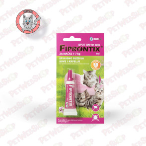 Fiprontix spot on za mačke - ampule protiv buva i krpelja za mačke - blister pakovanje - 1ml Ampule
