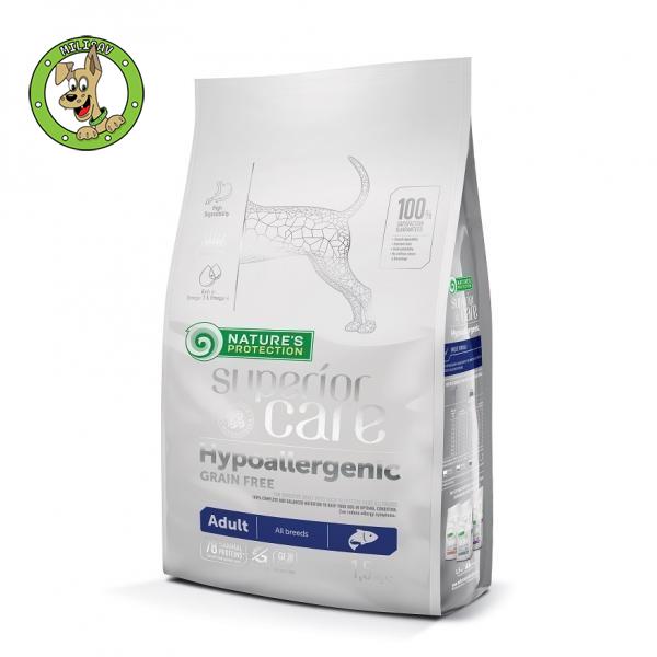 Nature's Protection Hypoallergenic Grain Free Salmon Adult All Breeds - hrana za odrasle pse svih rasa sa alergijama - 1,5kg