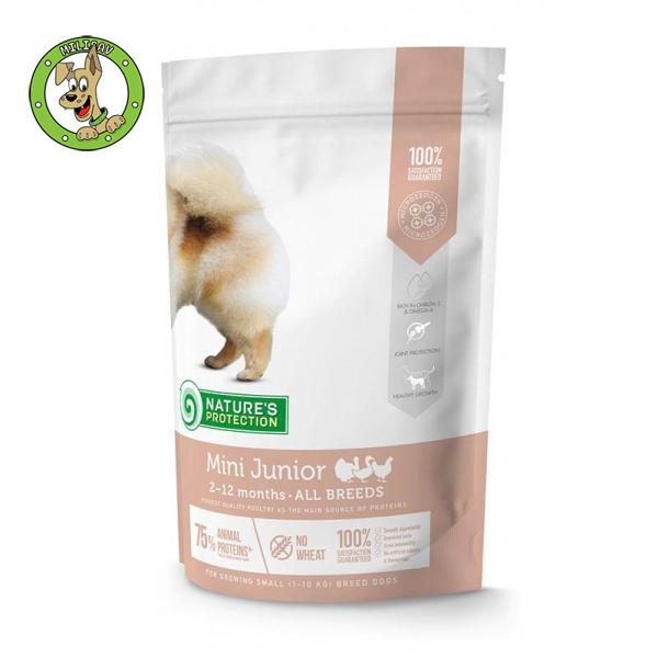 Nature's Protection Mini Junior Poultry - hrana za štence malih rasa - 500g