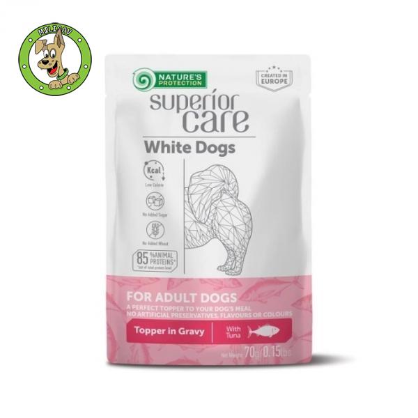 Nature's Protection Adult All Breed White Coat Tuna- hrana za odrasle pse svih rasa bele boje dlake - 70g