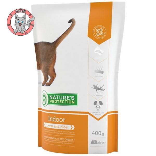 Nature's Protection Indoor Cat - hrana za odrasle kućne mačke - 400g