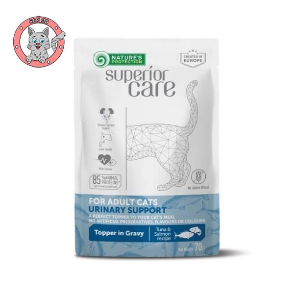 Nature's Protection Adult Tuna & Salmon - Urinary - komplementarna hrana za odrasle mačke - 70g