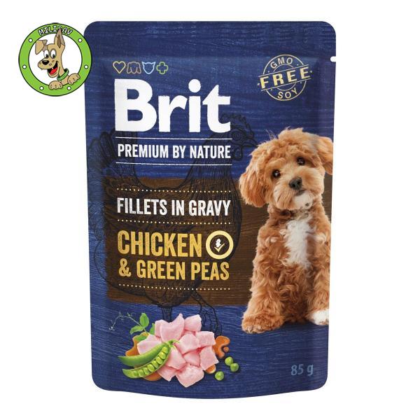 Dog Fillets in Gravy Chicken & Green Peas