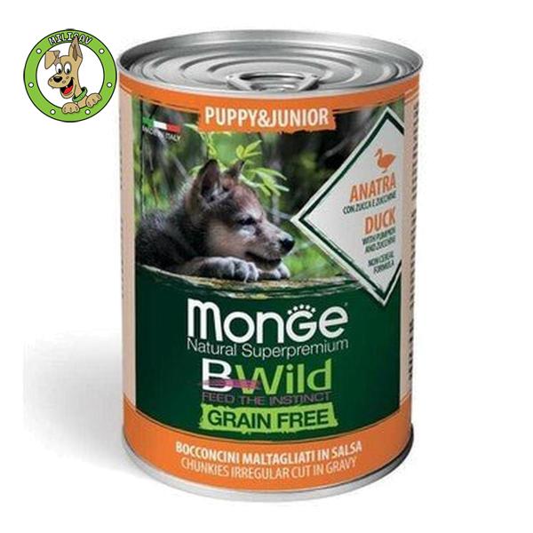 Grain Free Dog Chunks in Gravy Puppy & Junior Duck