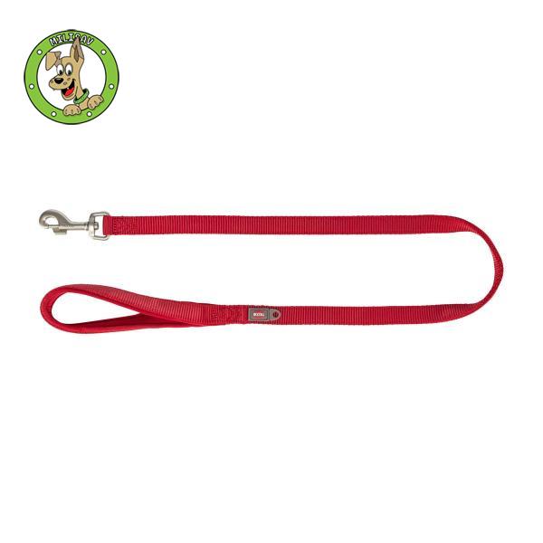 Premium povodac za pse – XS–S, 1,20 m/15 mm, crvena boja