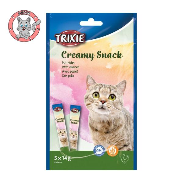 Creamy Snack sa piletinom za mačke – 5 × 14 g