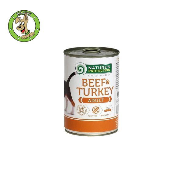 Nature's Protection Adult Beef&Turkey - hrana za odrasle pse svih rasa - 400g