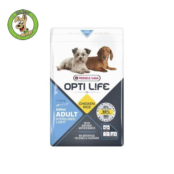 Opti Life Adult Sterilised/Light Mini - hrana za odrasle sterilisane pse malih rasa - 7,5kg
