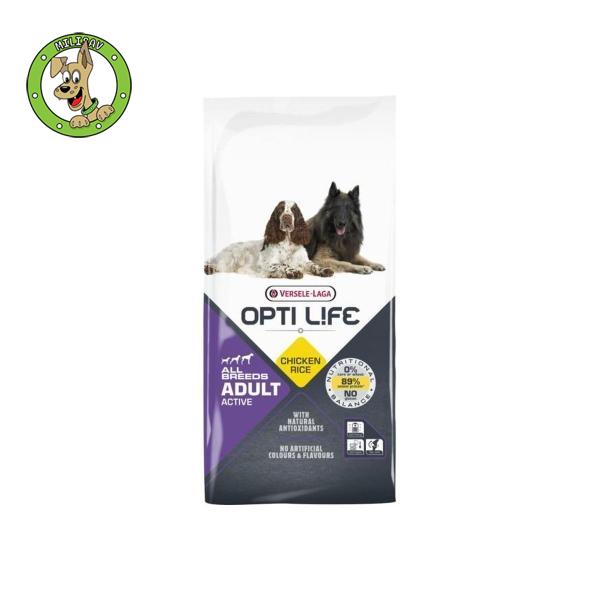 Opti Life Active All Breeds - hrana za aktivne odrasle pse svih rasa - 12,5kg