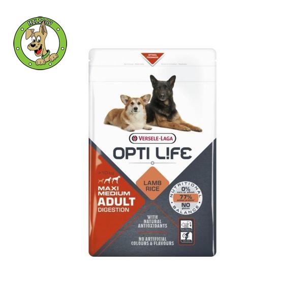 Opti Life Adult Digestion Medium&Maxi - hrana za odrasle pse srednjih i velikih rasa osetljivog stomaka - 2,5kg