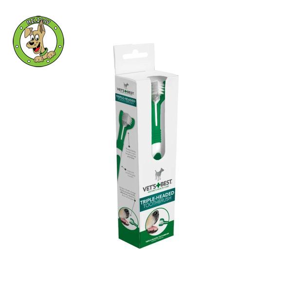 Triple Headed Toothbrush
