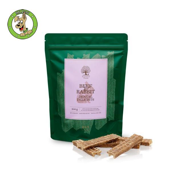 Essential Grain-Free Beef&Rabbit Delights - poslastice za odrasle pse - 200g