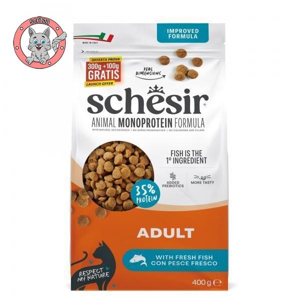 Schesir Dry Riba - hrana za odrasle mačke - 400g