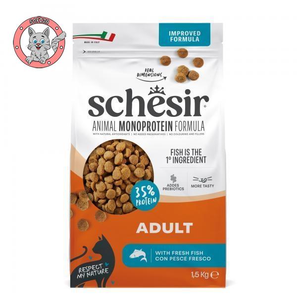 Schesir Dry Riba - hrana za odrasle mačke - 1,5kg