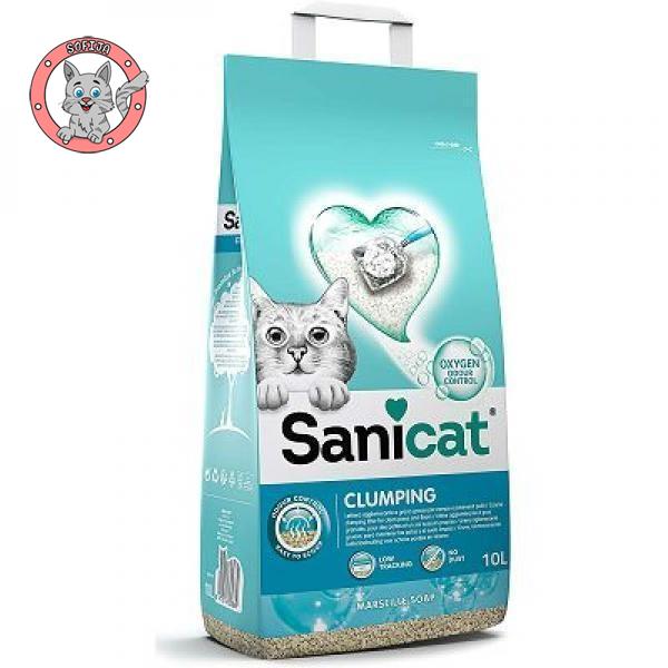 Sanicat Clumping Marseille - grudvajući posip za mačke - 8L 