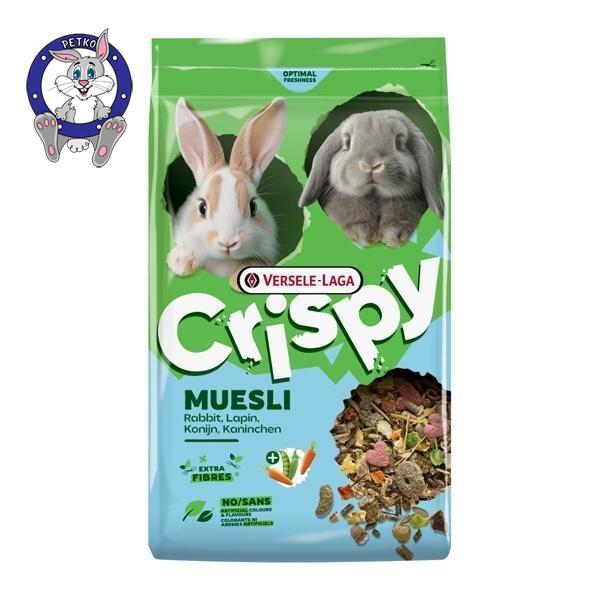 Versele Laga Crispy muesli Rabbits - hrana za patuljaste zečeve - 850g