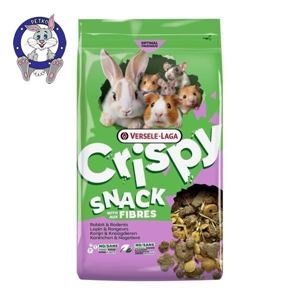 Versele Laga Crispy Snack - Fibres - poslastice za zečeve, morske prasiće, činčile i degue - 550g
