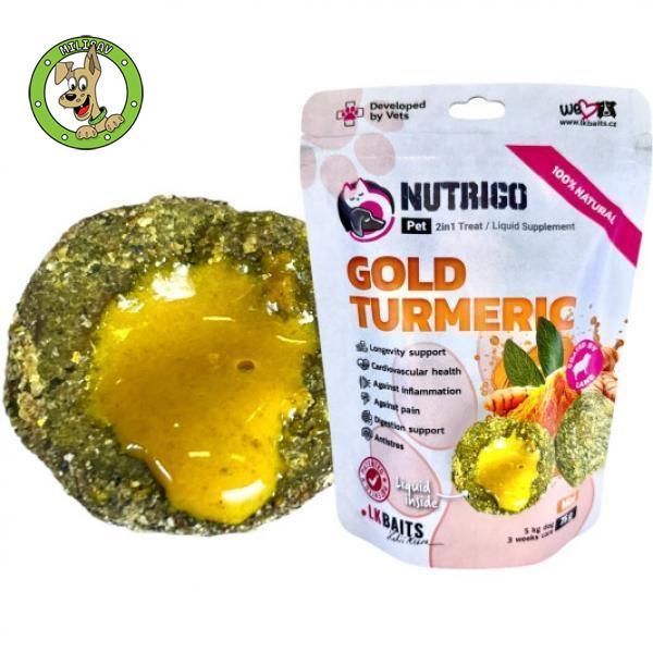 LK Baits Pet Nutrigo Dog Supplement Gold Turmeric - S-M - dodatak ishrani za pse malih i srednjih rasa - 170g
