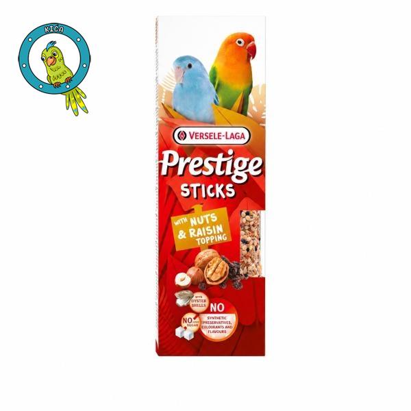 Versele Laga 2 sticks Small Parrots Nuts&Raisin Topping - poslastice za male papagaje - 60g