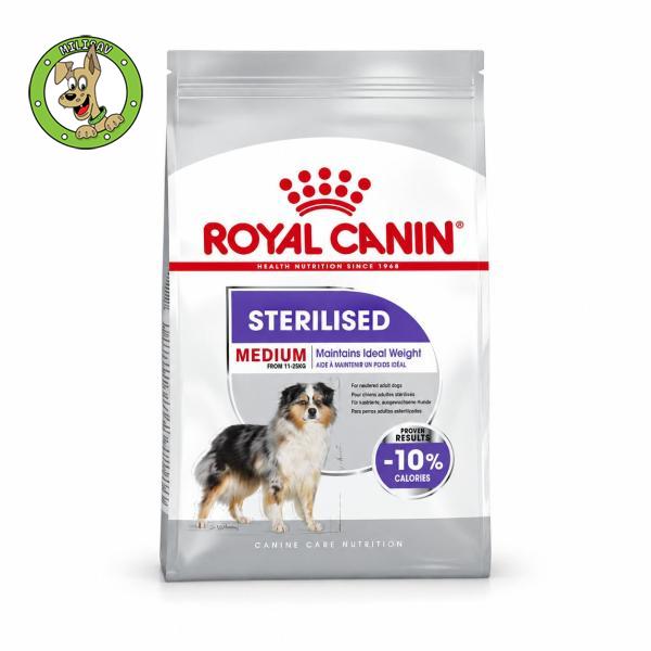 Royal Canin Medium Sterilised – hrana za sterilisane odrasle pse srednjih rasa - 3kg