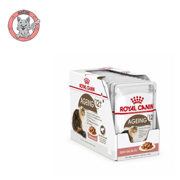 Royal Canin Ageing 12+ u sosu – vlažna hrana za starije mačke - 12x85g