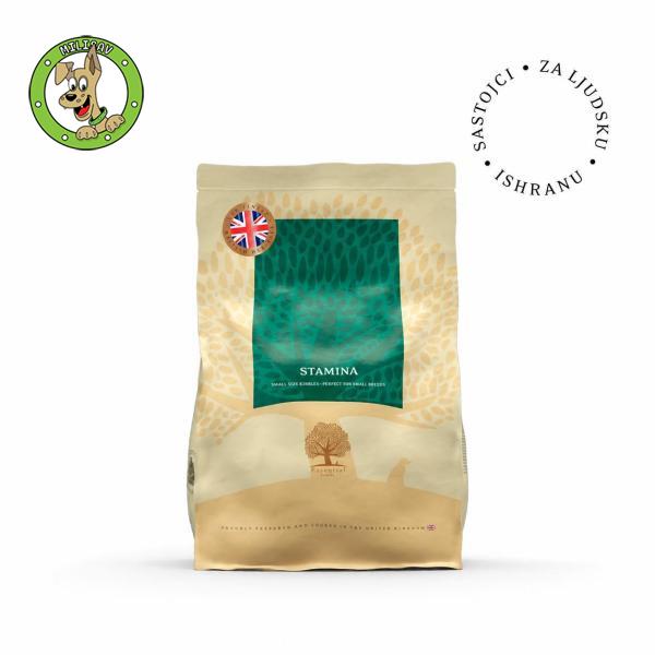 Essential British Heritage Stamina - hrana za odrasle aktivne pse malih rasa - 2,5kg