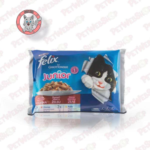 felix-vlazna-hrana-za-macke-multipack-junior-govedina-i-piletina-za-macice-4x85g