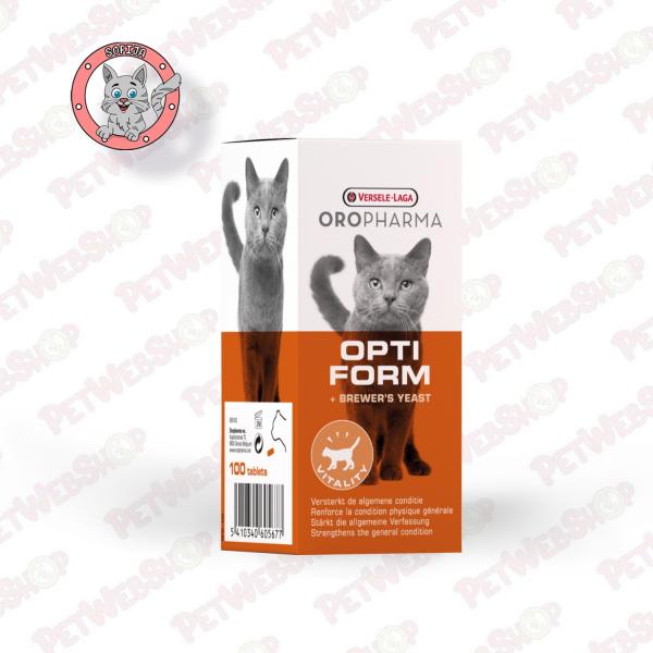 oropharma-opti-form-dodatak-ishrani-za-macke-sa-pivskim-kvascem-100-tableta