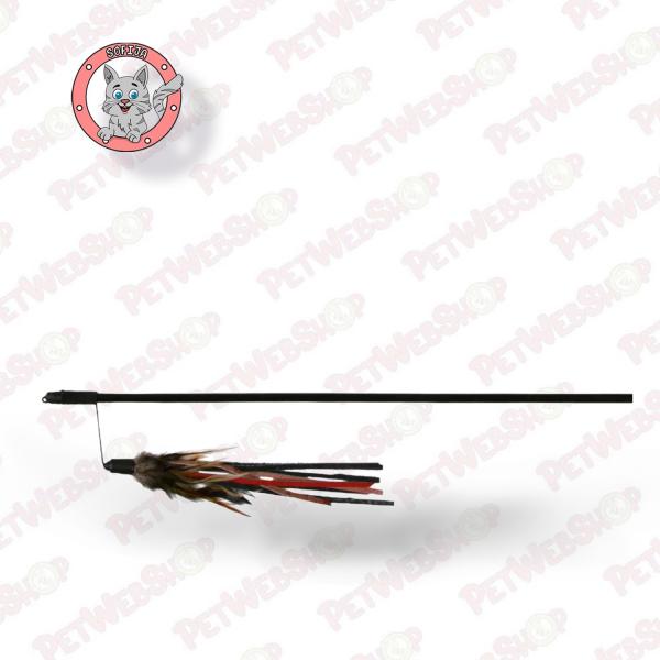 trixie-pecaljka-za-macke-sa-koznim-trakama-i-perjem-50cm